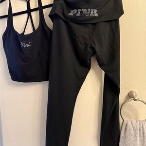 PINK Victoria's Secret Black Apparel